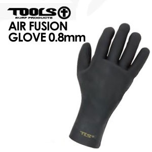 サーフィン 防寒対策 グローブ TOOLS トゥールス●TLS AIR FUSION GLOVE 0.8mm