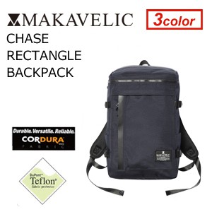 送料無料 MAKAVELIC CHASE RECTANGLE DAYPACK  DARK NAVY  マキャベリック チェイス レクタングル デイバック ダークネイビー