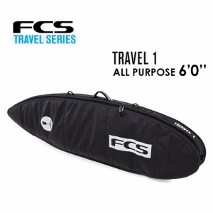 送料無料 FCS エフシーエス サーフボード シングルケース ハードケース トラベルシリーズ 旅行●TRAVEL 1 ALL PURPOSE 6’0’’