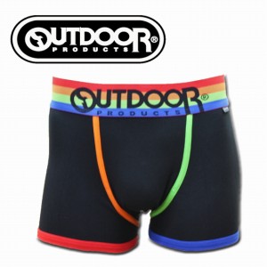 OUTDOOR　ボクサーパンツ　カラーゴム　レインボーA