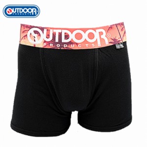 OUTDOOR メンズ　ブラックボクサーパンツパームツリーゴム120ピンク　下着　前閉じ