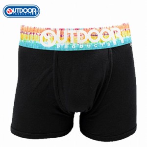 OUTDOOR メンズ　ブラックボクサーパンツ タイダイ90B　下着　前閉じ