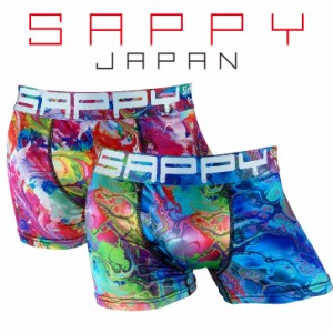 SAPPY D-570　クレイジーマーブル　2カラー　Ｍ　Ｌ　ＬＬ　サピー　前閉じ　メンズ　ボクサーパンツ