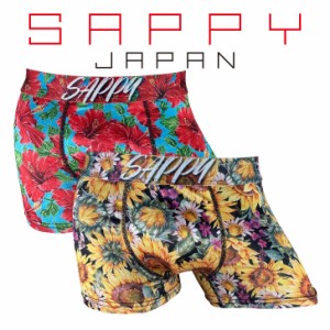 SAPPY D-572　花柄　2カラー　Ｍ　Ｌ　ＬＬ　サピー　前閉じ　メンズ　ボクサーパンツ