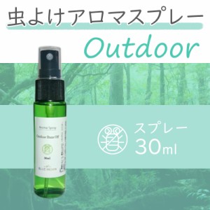 虫よけスプレー 30ml  アウトドア バズオフ アロマスプレー 携帯用 送料無料