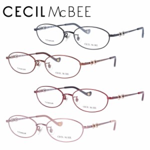 セシルマクビー メガネフレーム CECIL McBEE CMF 3033 全4カラー 52サイズ オーバル レディース