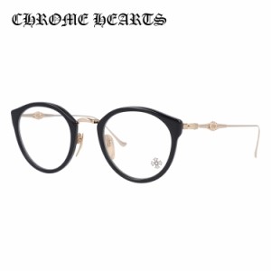 クロムハーツ メガネフレーム Chrome Hearts 眼鏡 CHROME HEARTS DIG BIG BK/GP 45 ボストン メンズ レディース