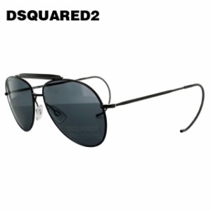 ディースクエアード2 サングラス DSQUARED 2 DQ0144S 01A ブラック/グレー メンズ レディース UVカット メガネ ブランド