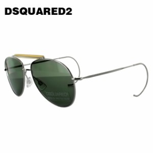 ディースクエアード2 サングラス DSQUARED 2 DQ0144S 16N シルバー/グリーン メンズ レディース UVカット メガネ ブランド