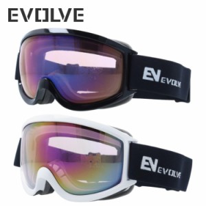 イヴァルヴ ゴーグル ミラー アジアンフィット EVOLVE EVG 8024 メンズ レディース スキー スノーボード スポーツ 球面ダブルレンズ