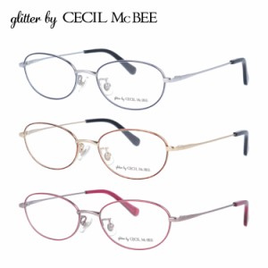 グリッターバイセシルマクビー メガネフレーム glitter by CECIL McBEE GCF 3511 全3カラー 50