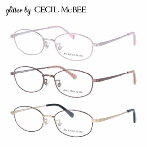 グリッターバイセシルマクビー メガネフレーム glitter by CECIL McBEE GCF 3512 全3カラー 49