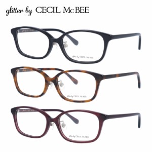 グリッターバイセシルマクビー メガネフレーム glitter by CECIL McBEE GCF 7511 全3カラー 52