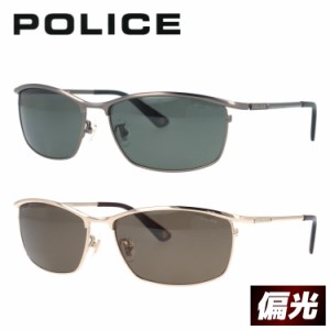 国内正規品 ポリス サングラス ボルテージ 偏光サングラス アジアンフィット POLICE VOLTAGE SPLM30J 60 スクエア型 ユニセックス メンズ