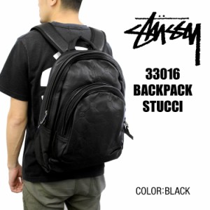 【訳あり】ステューシー STUSSY 33016 BACKPACK STUCCI バックパック リュックサック ブラック OLD STUSSY オールドステューシー ストリ