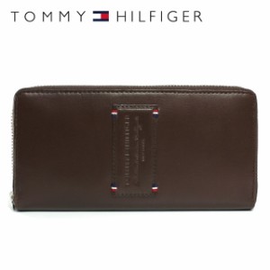 トミーヒルフィガー 長財布 TOMMY HILFIGER 31TL13X024-200（0091-5844/02） ブラウン 小銭入れ有 レザー メンズ