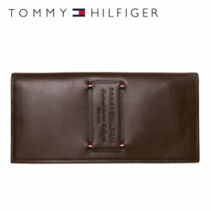 トミーヒルフィガー 長財布 TOMMY HILFIGER 31TL19X017-200（0092-5640/02） ブラウン 小銭入れ有 レザー メンズ
