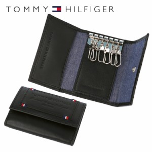 トミーヒルフィガー キーケース TOMMY HILFIGER 31TL17X015-001（0094-5641/01） ブラック レザー メンズ