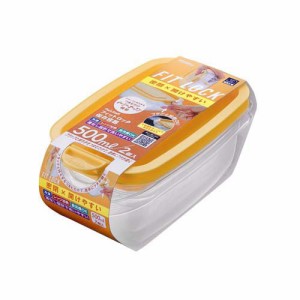 パックスタッフ フィットロック 約500ml(2個入)[保存容器]