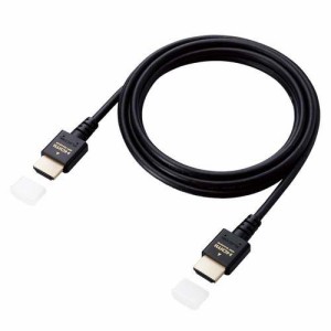 エレコム HDMIケーブル Ultra High Speed HDMI 2m 8K スリム HEC eARC対応 ブラック(1本)[情報家電　その他]