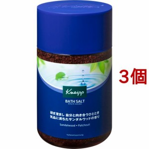 クナイプ バスソルト サンダルウッドの香り(850g*3個セット)[バスソルト]