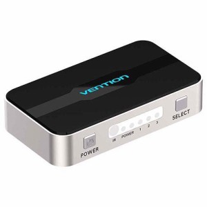 VENTION 3 In 1 Out HDMI スイッチャー Gray Metay Type AF-2403(1個)[情報家電　その他]