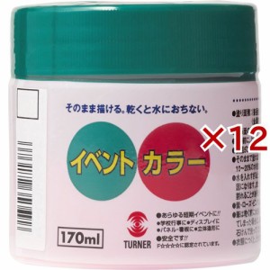 ターナー イベントカラー 黒 EV17031(170ml×12セット)[画材・製図用品]