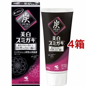 美白スミガキ フローラルティーミント(90g*4箱セット)[歯周病・知覚過敏用歯磨き粉]