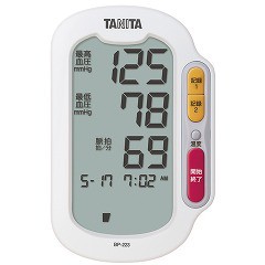タニタ 上腕式デジタル血圧計 ホワイト BP-223-WH(1台)[血圧計]
