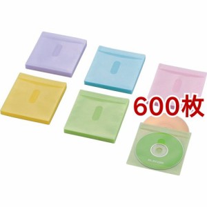 エレコム ブルーレイ・CD・DVD対応不織布ケース CCD-NIWB120ASO(60枚入(両面収納)*10セット)[ブルーレイメディア]