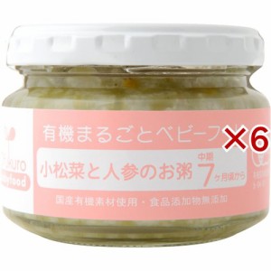 小松菜と人参のお粥(100g×6セット)[レトルト]