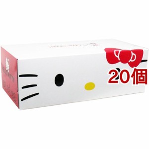 ハローキティ キュートなピンクティシュ(300枚入(150組)*20個セット)[箱ティッシュ]