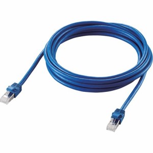 エレコム LANケーブル Cat7 準拠 やわらか 3m 10ギガビット LD-TWSY／BU3(1個)[情報家電　その他]