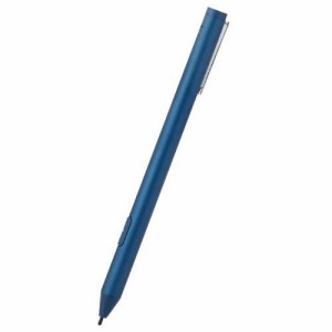 エレコム タッチペン 充電式 極細 ペン先 2mm ブルー P-TPMPP20BU(1本)[その他]
