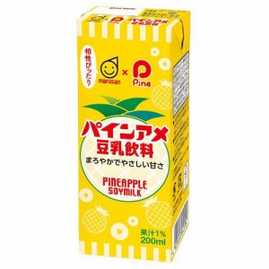 豆乳飲料 パインアメ(200ml×24本)[豆乳]