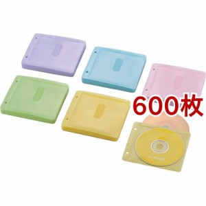 エレコム ブルーレイ・CD・DVD対応不織布ケース CCD-NBWB120ASO(60枚入(両面収納)*10セット)[ブルーレイメディア]