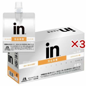 森永製菓 inゼリー 完全栄養 カラメルプリン味(6個×3セット(1個180g))[ダイエットゼリー]