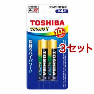 東芝 アルカリ1 単四 2P フック LR03AN2BP(2本入*3セット)[電池・充電池・充電器]