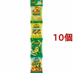 サッポロポテト つぶつぶベジタブルミニ4(36g*10コ)[スナック菓子]