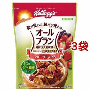 ケロッグ オールブラン フルーツミックス(380g*3袋セット)[シリアル]