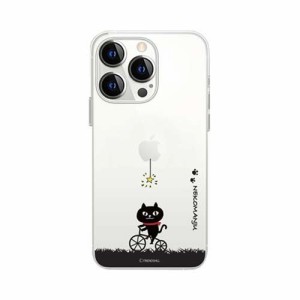 ネコマンジュウ iPhone 13 Pro ソフトクリアケース サイクリング ABF21760i13P(1個)[ケース・ジャケット]