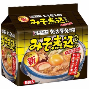 寿がきや 名古屋名物 みそ煮込うどん(5食入)[カップ麺]