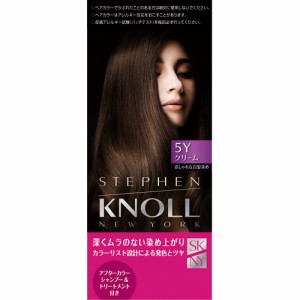 スティーブンノル カラークチュール クリームヘアカラー 5Y ディープイエローブラウン(1セット)[白髪染め 女性用]