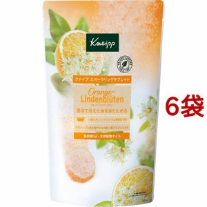 クナイプ スパークリングタブレット オレンジリンデンバウム(50g*6錠入*6袋セット)[発泡入浴剤・炭酸ガス入り入浴剤]