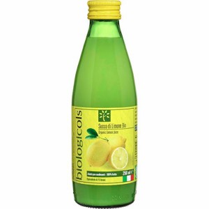 ビオロジックオイルズ 有機レモンジュース ストレート(250mL)[調味料 その他]