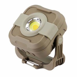 CS COB キャンピングライト カーキ UK-4071 LED 充電式 無段階調光(1個)[ランタン]
