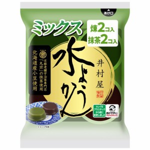 井村屋 袋入水ようかん ミックス(62g*4個入)[和菓子]