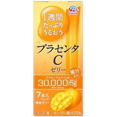 1週間たっぷりうるおうプラセンタCゼリー マンゴー味(10g*7本入)[プラセンタ サプリメント]