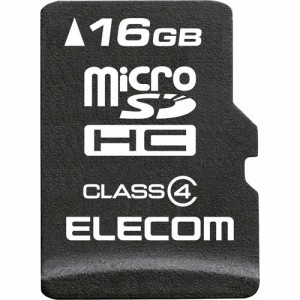 エレコム マイクロSD カード 16GB Class4 SD変換アダプタ付 データ復旧サービス(1個)[情報家電　その他]