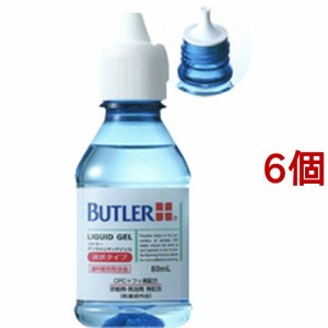 バトラー デンタルリキッドジェル 液状タイプ(80ml*6個セット)[大人用歯磨き粉]